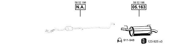 Изпускателна система ASMET               
