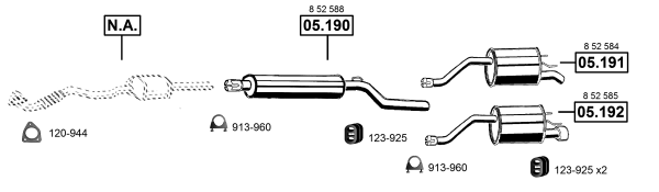 Изпускателна система ASMET               