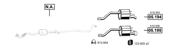 Изпускателна система ASMET               