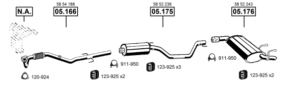 Изпускателна система ASMET               