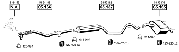 Изпускателна система ASMET               