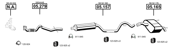 Изпускателна система ASMET               