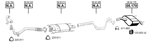 Изпускателна система ASMET               
