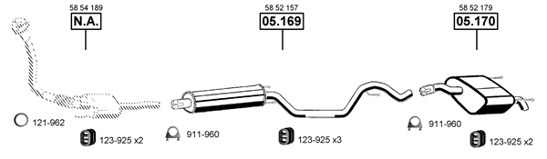 Изпускателна система ASMET               