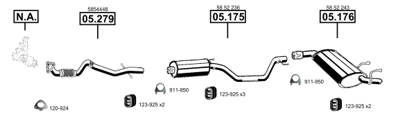 Изпускателна система ASMET               