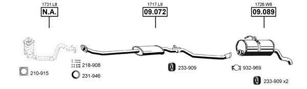 Изпускателна система ASMET               