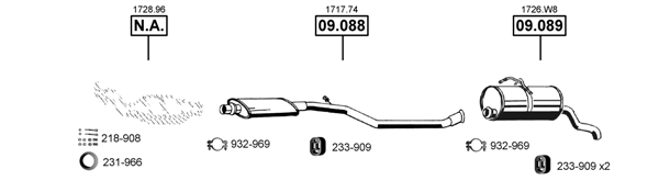 Изпускателна система ASMET               