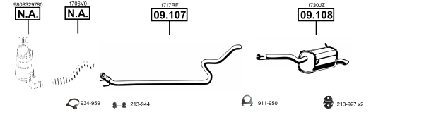 Изпускателна система ASMET               