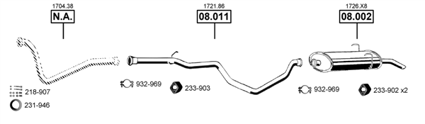 Изпускателна система ASMET               