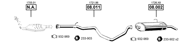 Изпускателна система ASMET               