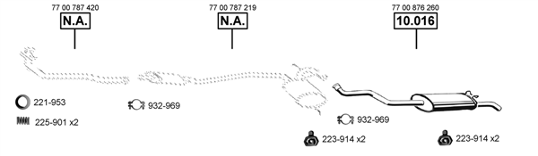 Изпускателна система ASMET               