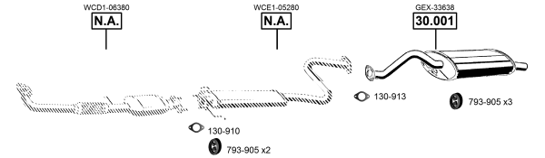 Изпускателна система ASMET               