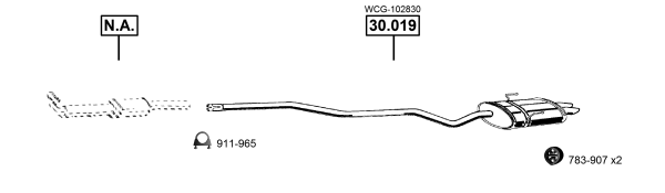 Изпускателна система ASMET               