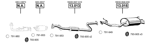 Изпускателна система ASMET               