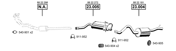Изпускателна система ASMET               