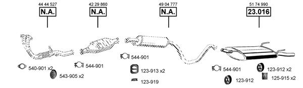 Изпускателна система ASMET               