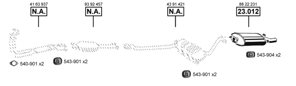 Изпускателна система ASMET               