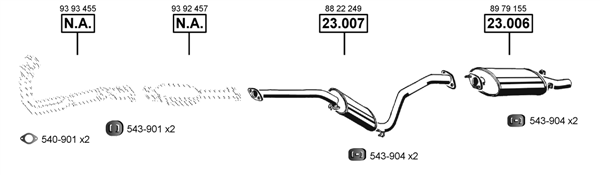 Изпускателна система ASMET               