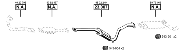 Изпускателна система ASMET               