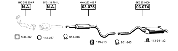 Изпускателна система ASMET               