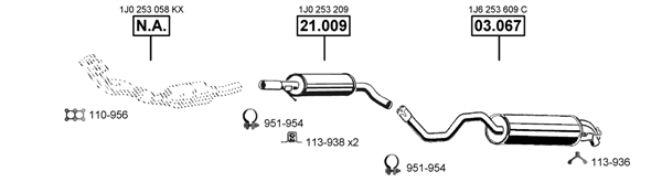 Изпускателна система ASMET               