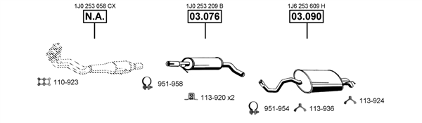 Изпускателна система ASMET               