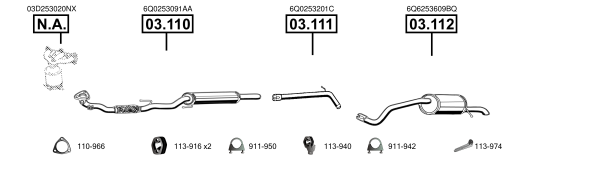 Изпускателна система ASMET               