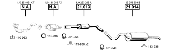 Изпускателна система ASMET               