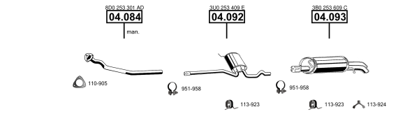 Изпускателна система ASMET               