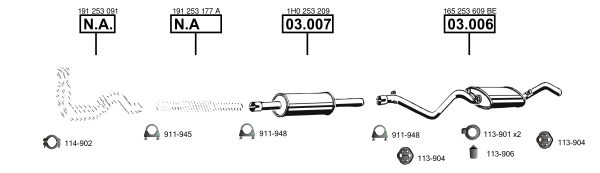 Изпускателна система ASMET               