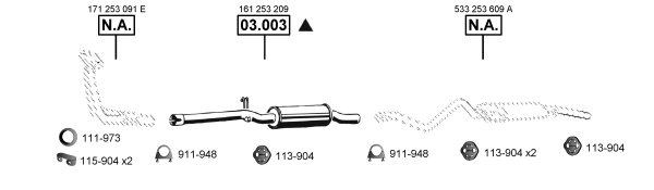 Изпускателна система ASMET               