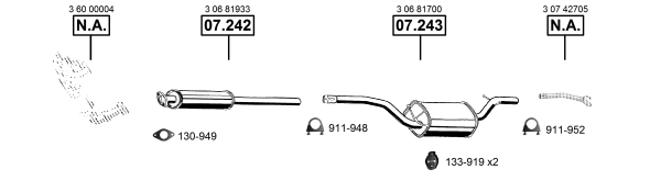 Изпускателна система ASMET               