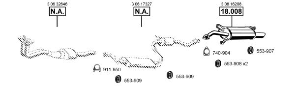 Изпускателна система ASMET               