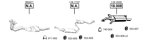 Изпускателна система ASMET               