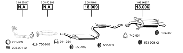 Изпускателна система ASMET               