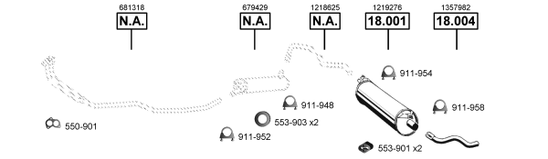Изпускателна система ASMET               