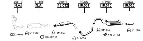 Изпускателна система ASMET               