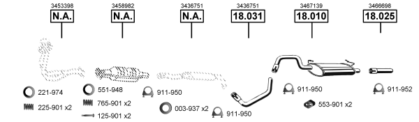 Изпускателна система ASMET               