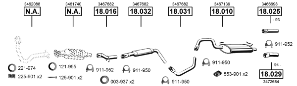 Изпускателна система ASMET               