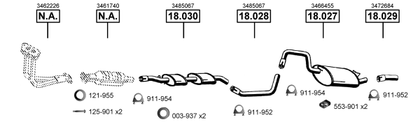 Изпускателна система ASMET               