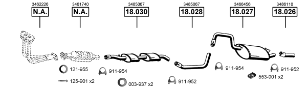 Изпускателна система ASMET               