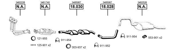 Изпускателна система ASMET               