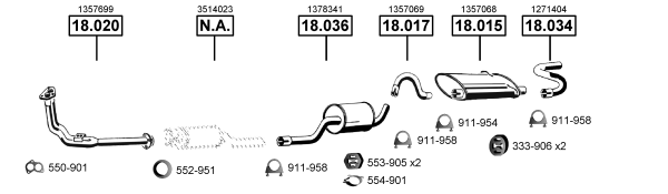 Изпускателна система ASMET               