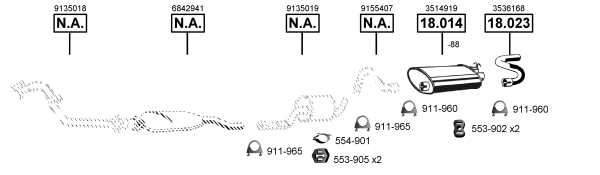 Изпускателна система ASMET               
