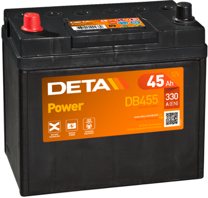 стартов акумулатор DETA                