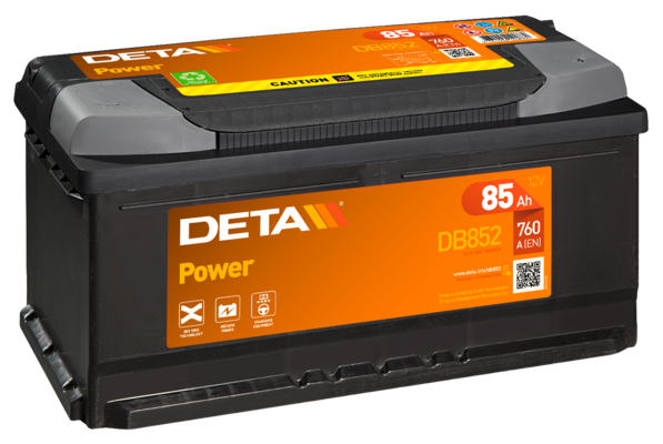 стартов акумулатор DETA                