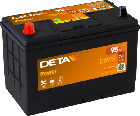 стартов акумулатор DETA                