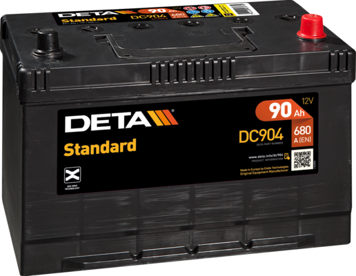 стартов акумулатор DETA                