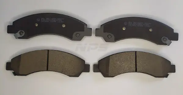 комплект спирачно феродо, дискови спирачки NPS                 