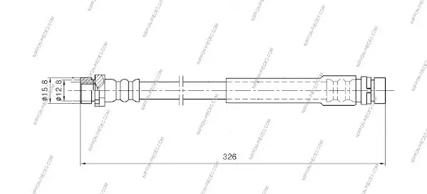 спирачен маркуч NPS                 